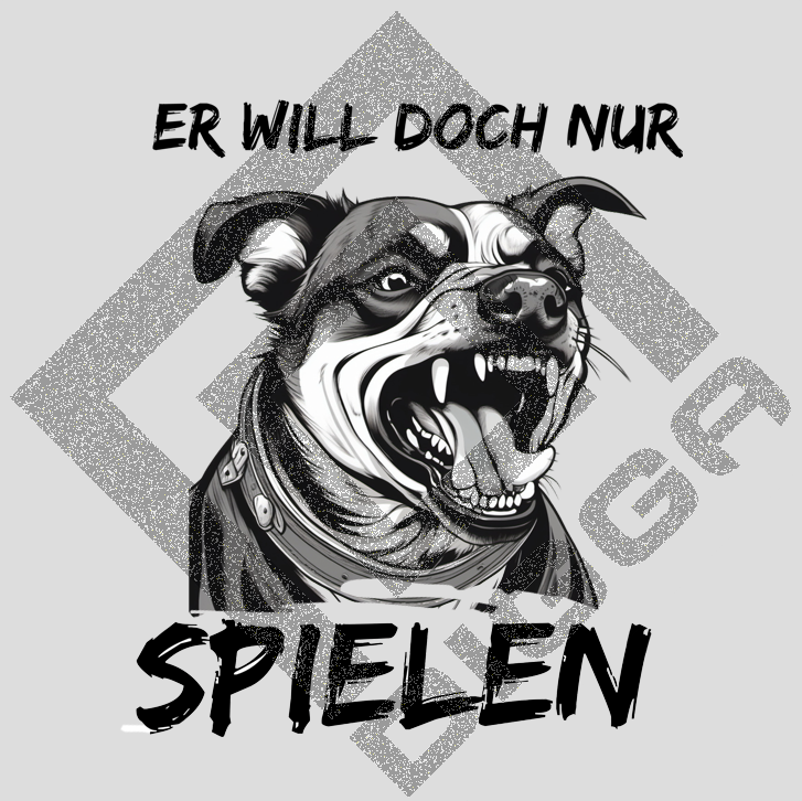 Er will doch nur Spielen (T-Shirt)